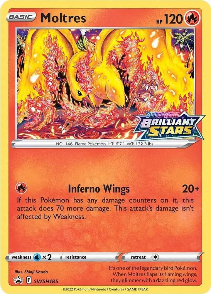 Moltres, SWSH Black Star Promos SWSH185/307