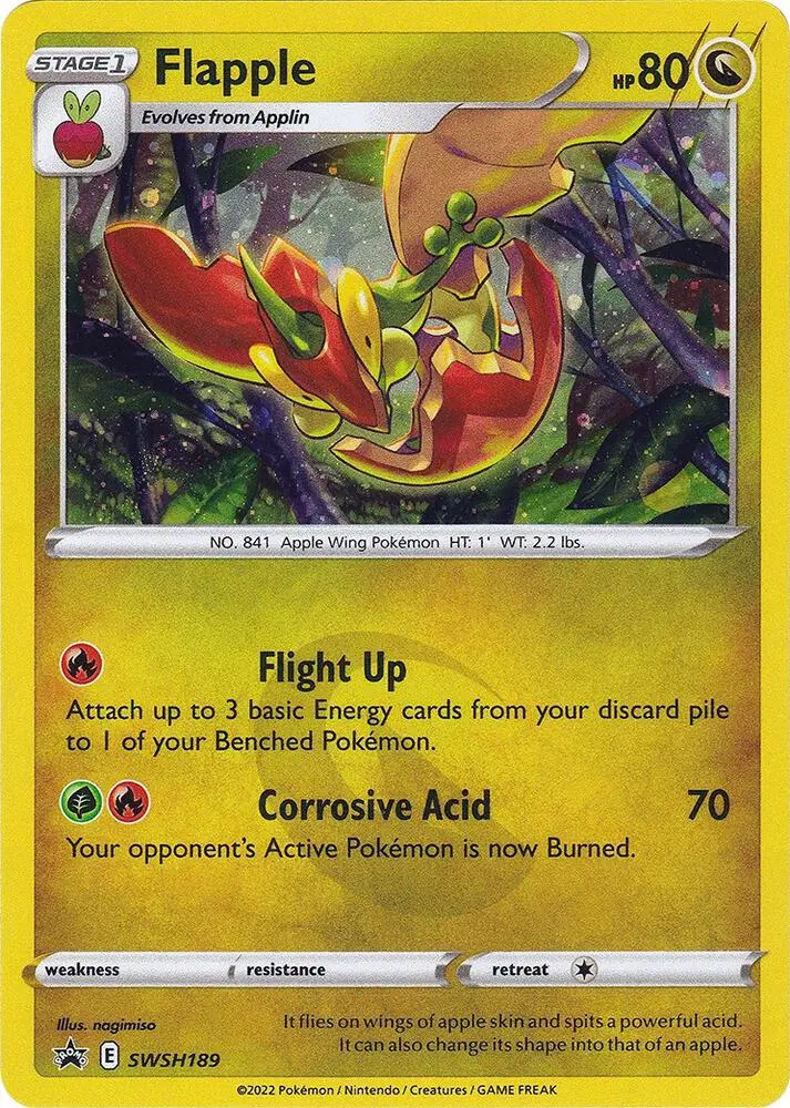 Flapple, SWSH Black Star Promos SWSH189/307