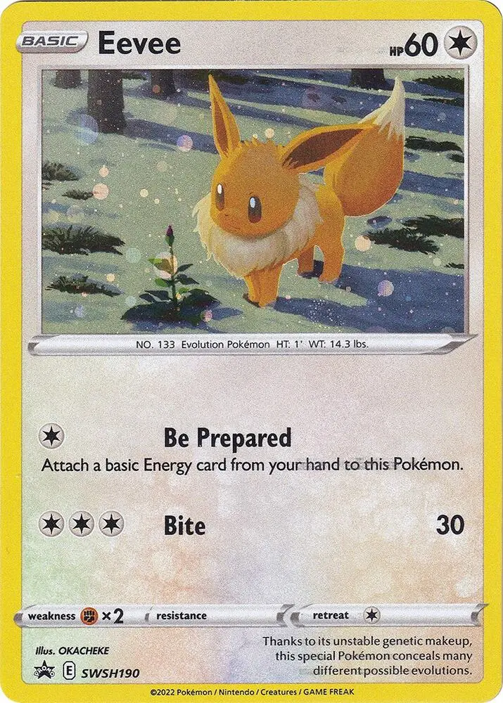 Eevee, SWSH Black Star Promos SWSH190/307