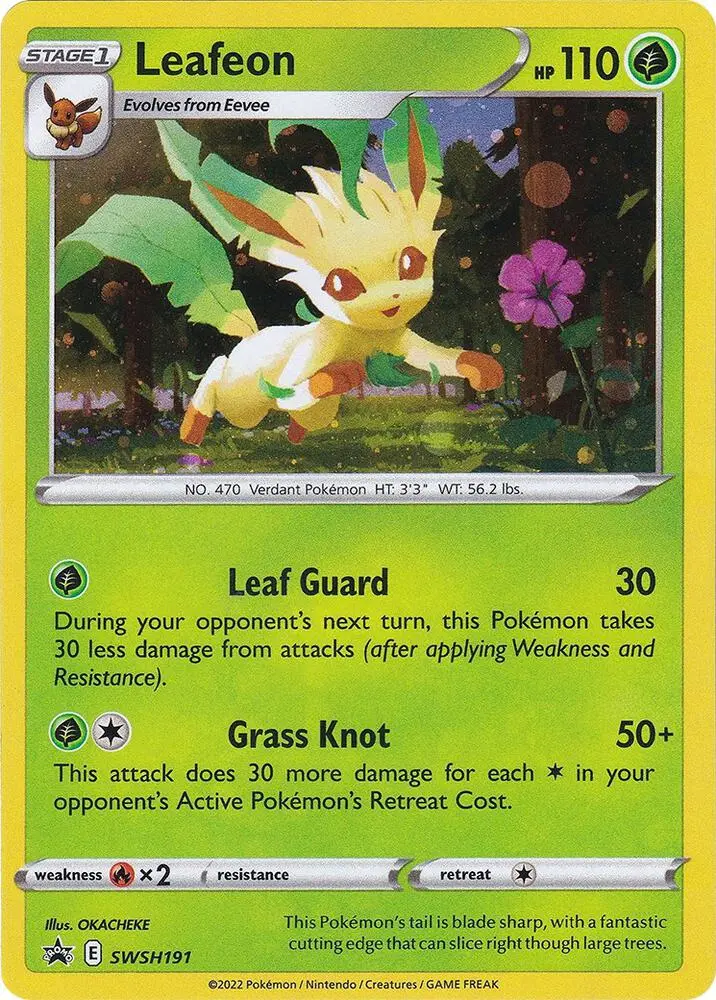 Leafeon, SWSH Black Star Promos SWSH191/307