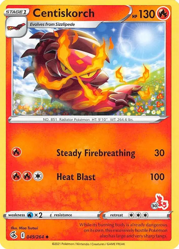 Centiskorch, Battle Academy 2022 049/264