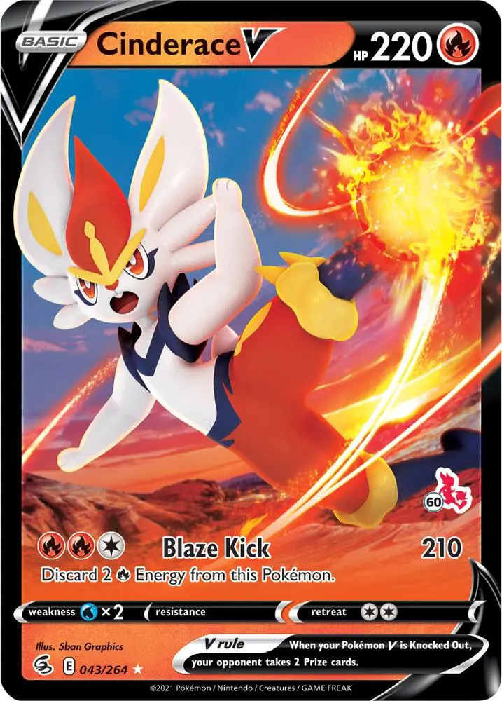 Cinderace V, Battle Academy 2022 043/264
