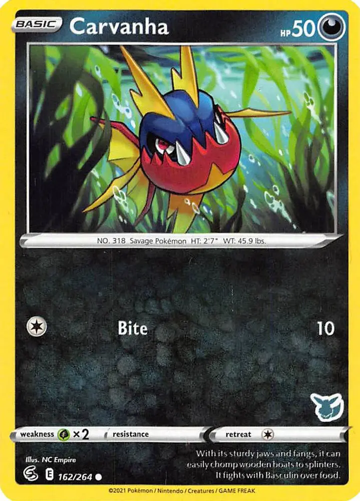 Carvanha, Battle Academy 2022 162/264
