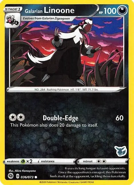 Galarian Linoone, Battle Academy 2022 036/073