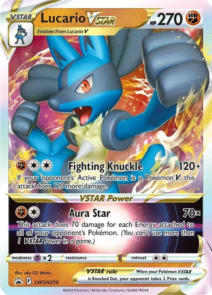 Lucario VSTAR, SWSH Black Star Promos SWSH214/307