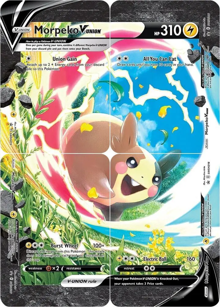 Morpeko V-Union [Set of 4], SWSH Black Star Promos SWSH218