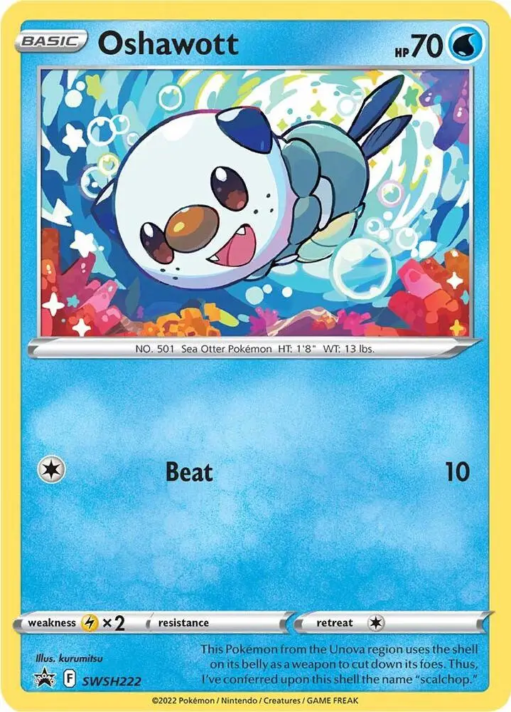 Oshawott, SWSH Black Star Promos SWSH222/307