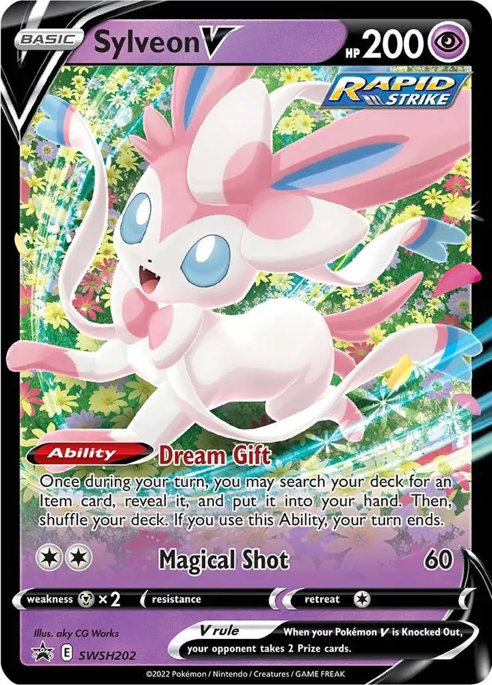 Sylveon V, SWSH Black Star Promos SWSH202/307
