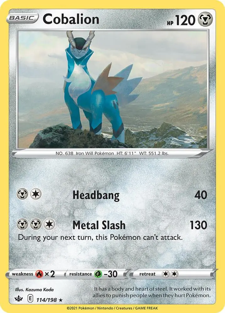 Cobalion, Deck Exclusives 084/101