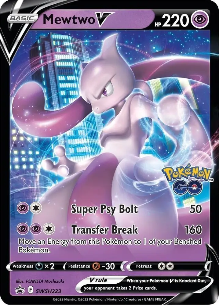 Mewtwo V, SWSH Black Star Promos SWSH223/307
