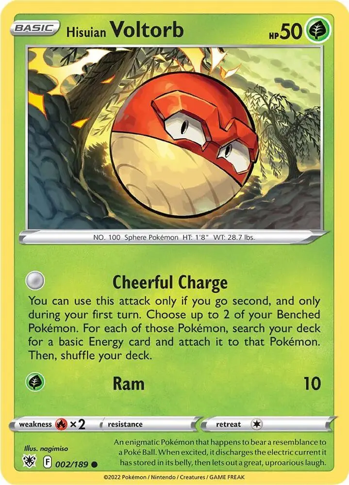Hisuian Voltorb, Astral Radiance 002/189