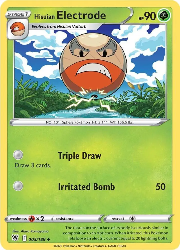 Hisuian Electrode, Astral Radiance 003/189