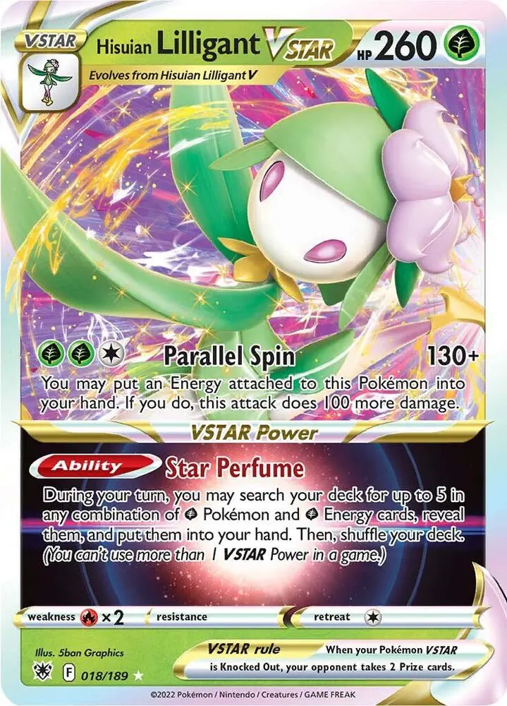 Hisuian Lilligant VSTAR, Astral Radiance 018/189