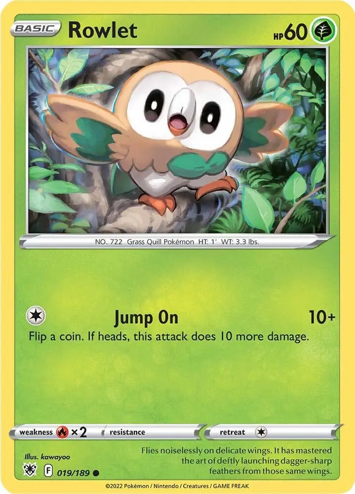 Rowlet, Astral Radiance 019/189