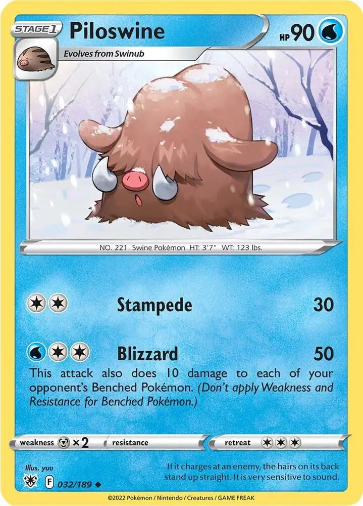 Piloswine, Astral Radiance 032/189