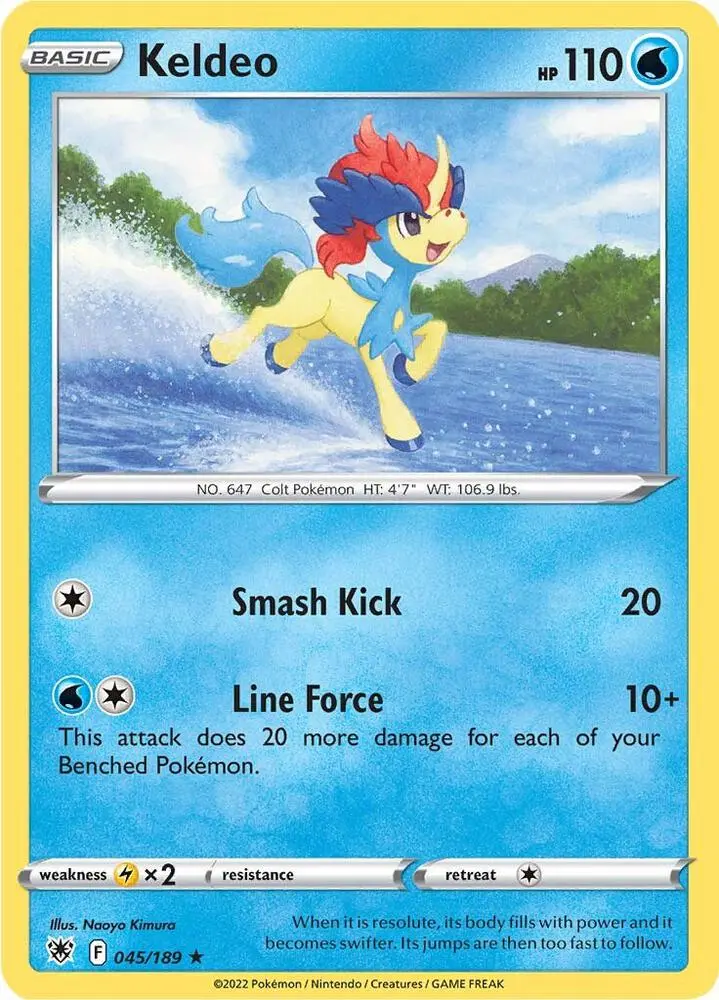Keldeo, Astral Radiance 045/189
