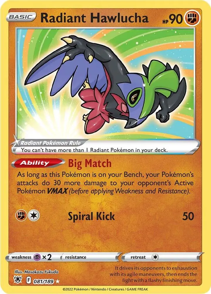Radiant Hawlucha, Astral Radiance 081/189