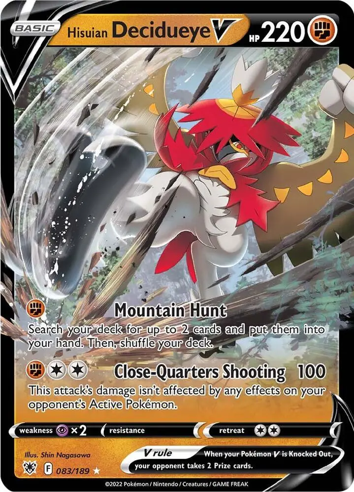 Hisuian Decidueye V, Astral Radiance 083/189