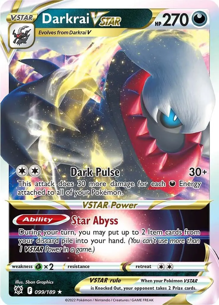 Darkrai VSTAR, Astral Radiance 099/189