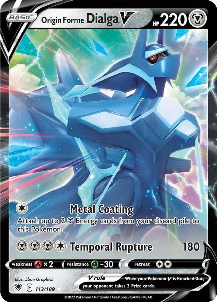 Origin Forme Dialga V, Astral Radiance 113/189