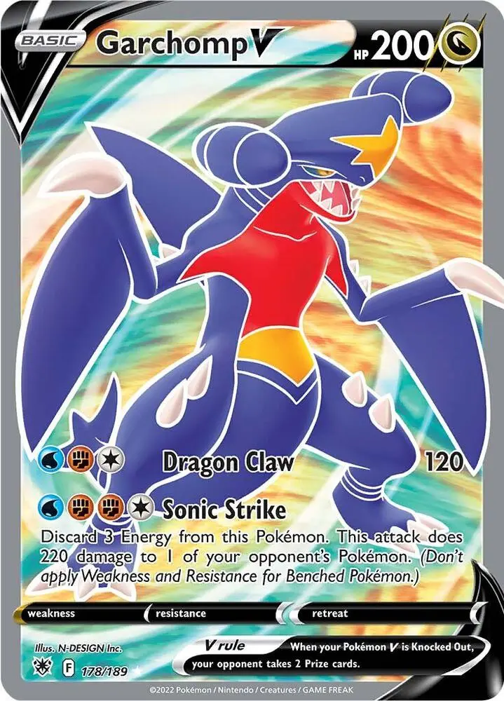 Garchomp V, Astral Radiance 178/189