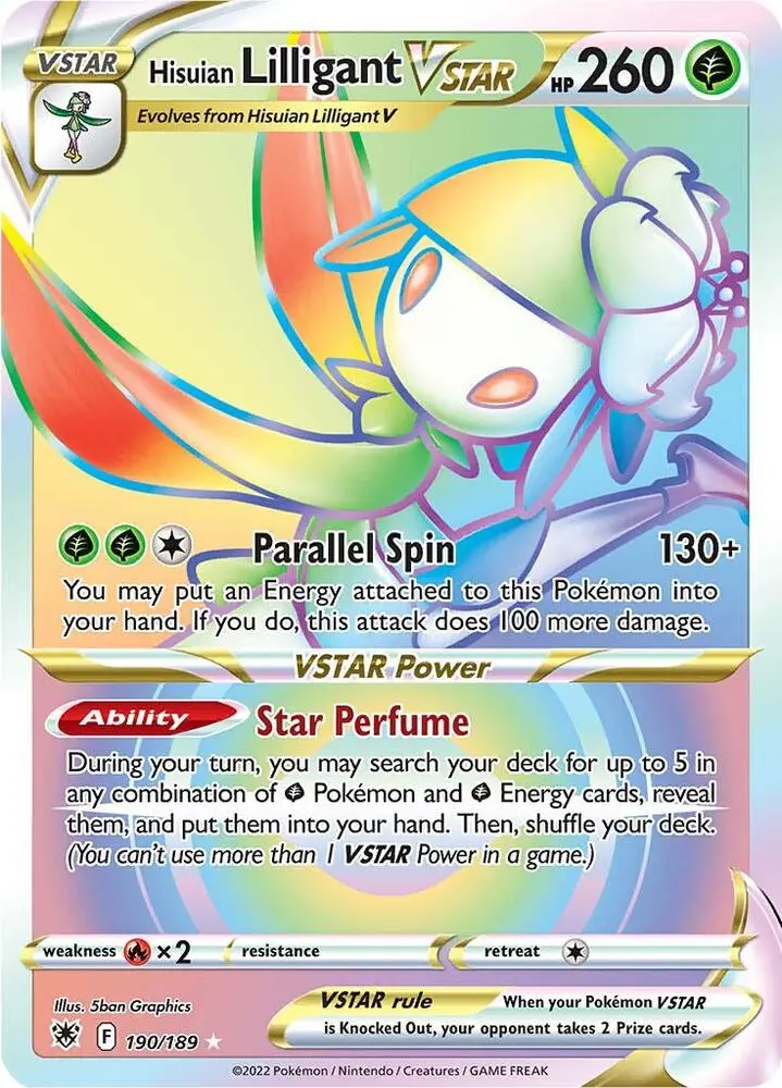Hisuian Lilligant VSTAR, Astral Radiance 190/189