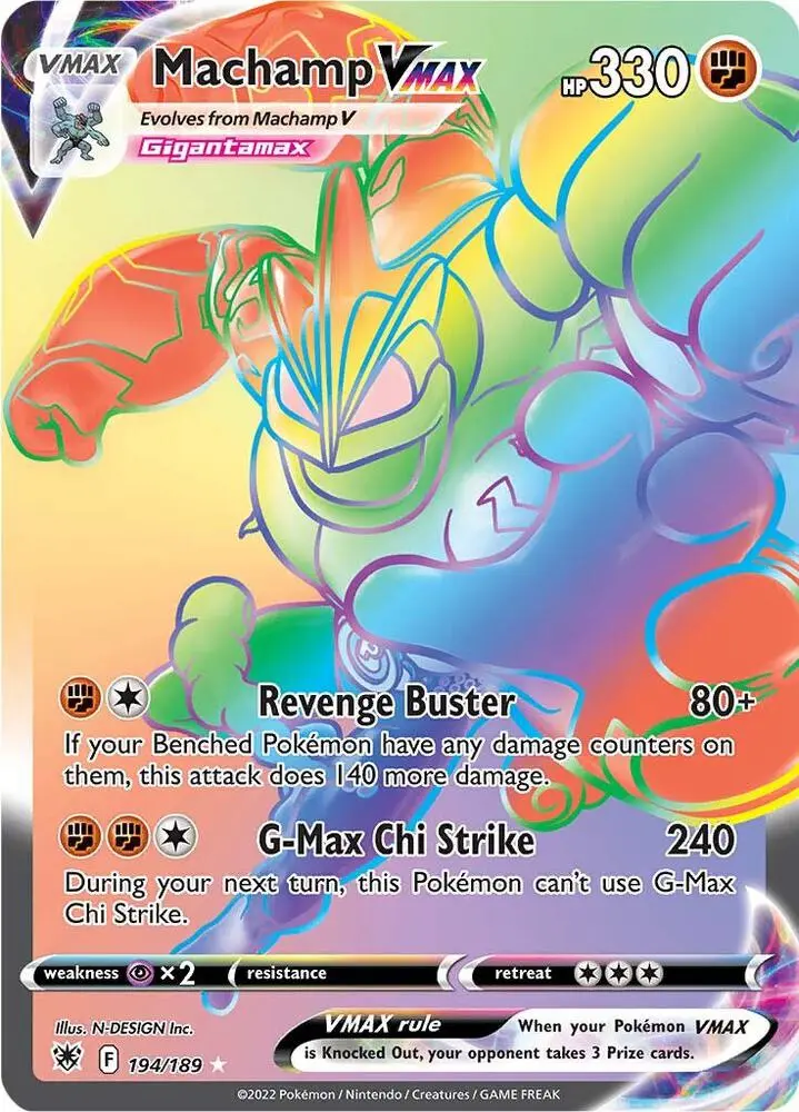 Machamp VMAX, Astral Radiance 194/189
