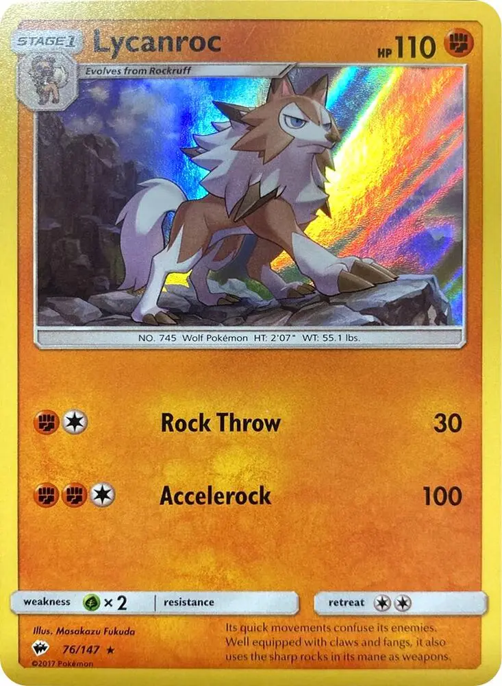 Lycanroc, Miscellaneous Cards & Products 076/147