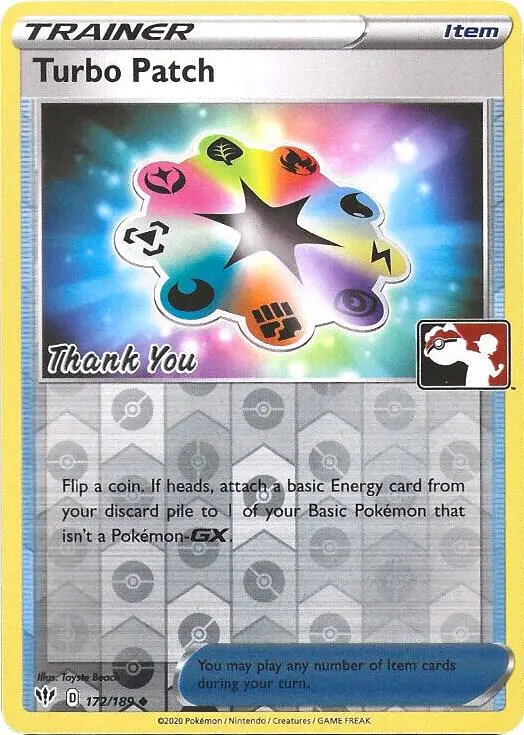 Turbo Patch, League & Championship Cards 172/189
