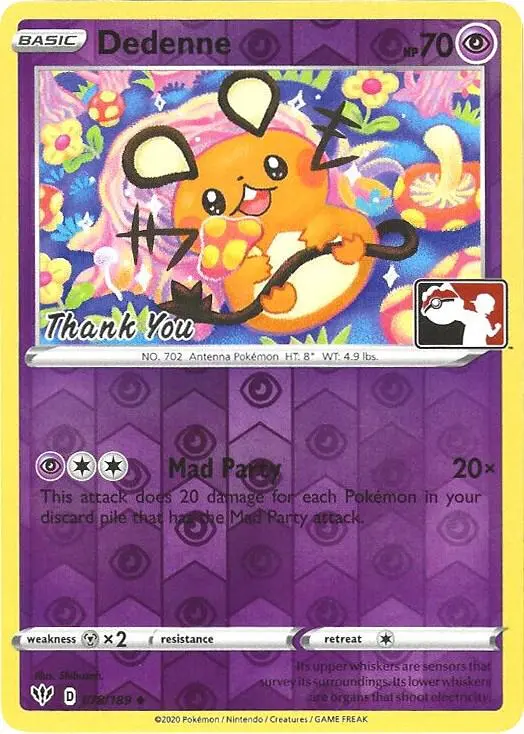 Dedenne, League & Championship Cards 078/189