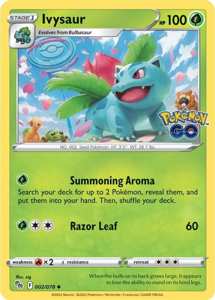 Ivysaur, Pokémon GO 002/78