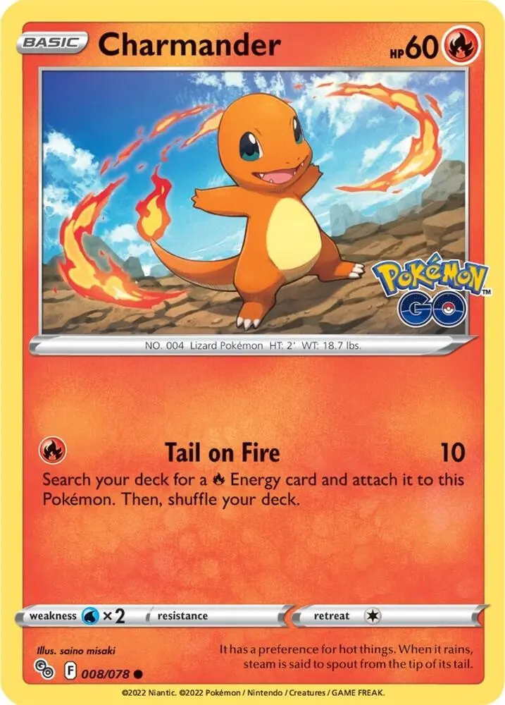 Charmander, Pokémon GO 008/78