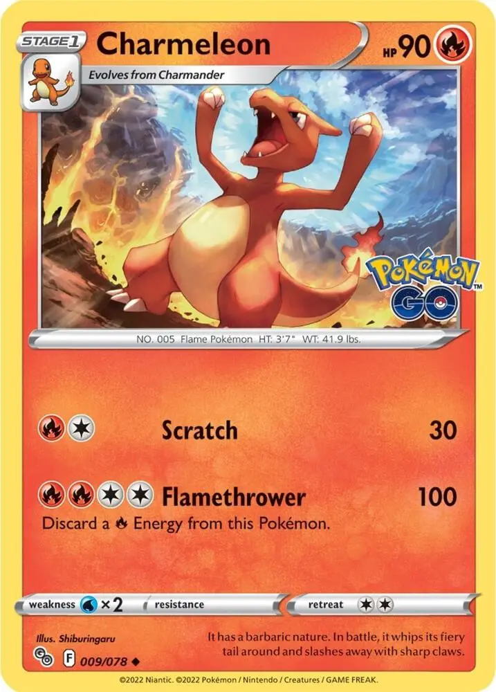 Charmeleon, Pokémon GO 009/78
