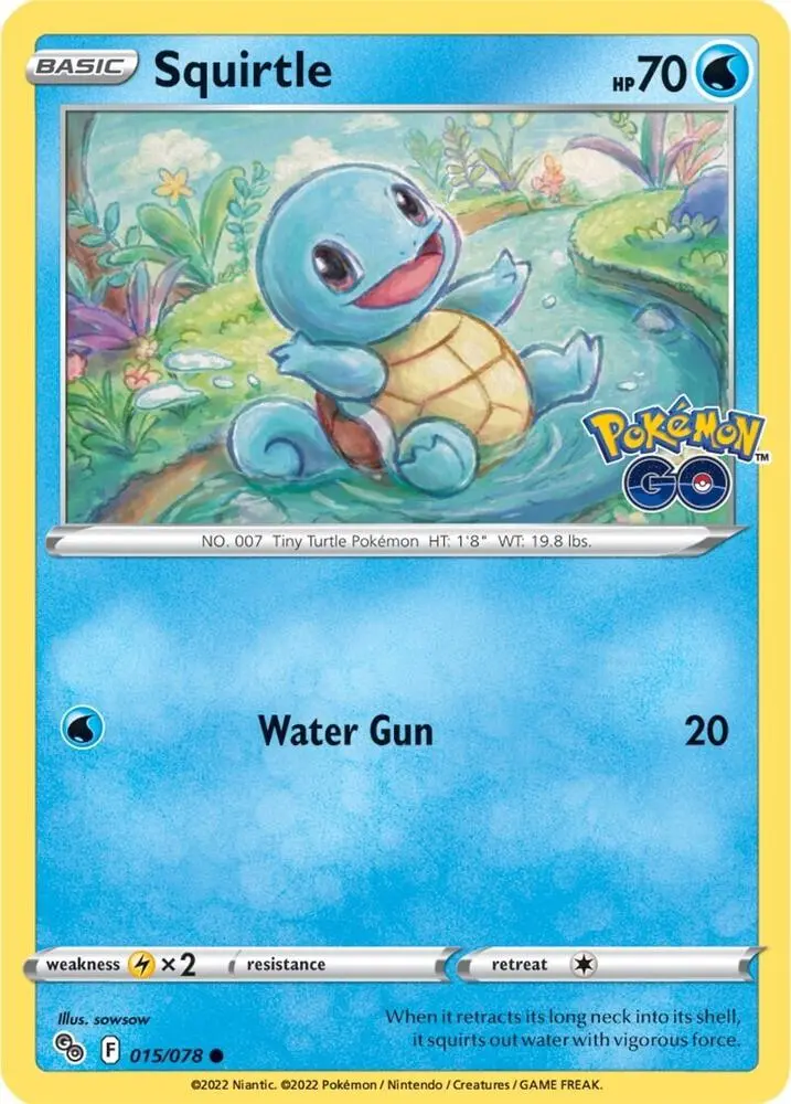 Squirtle, Pokémon GO 015/78