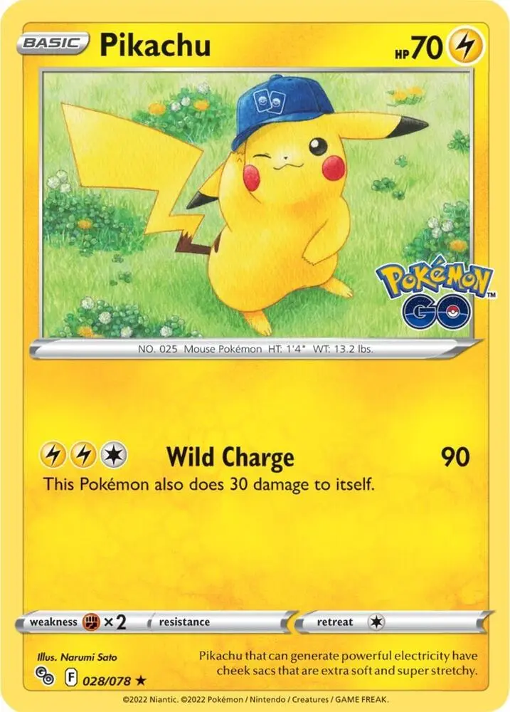 Pikachu, Pokémon GO 028/78