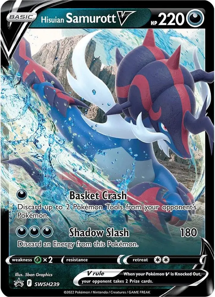 Hisuian Samurott V, SWSH Black Star Promos SWSH239/307