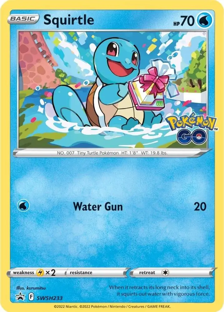 Squirtle, SWSH Black Star Promos SWSH233/307