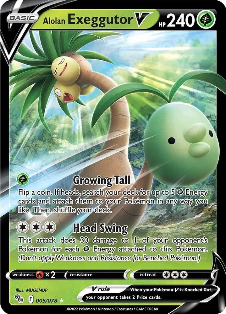 Alolan Exeggutor V, Pokémon GO 005/78