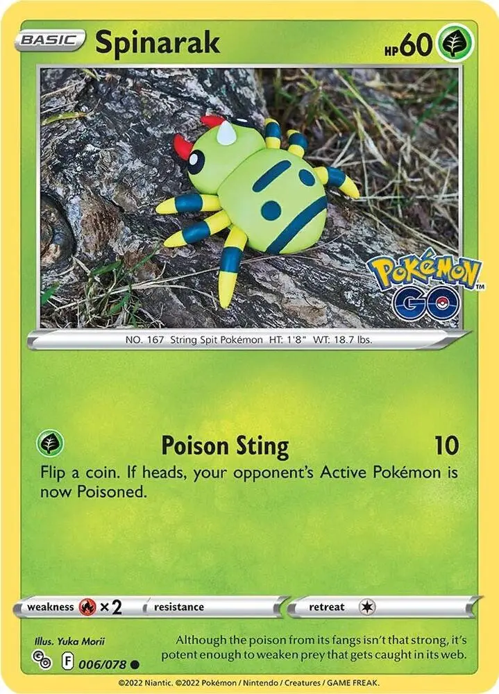 Spinarak, Pokémon GO 006/78