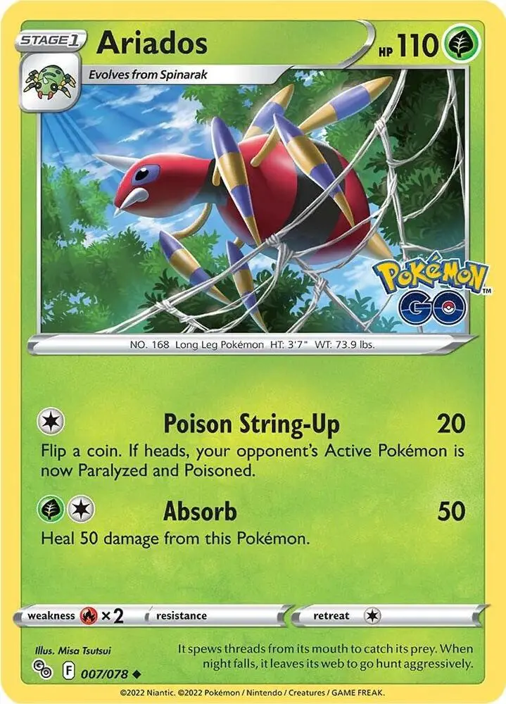 Ariados, Pokémon GO 007/78