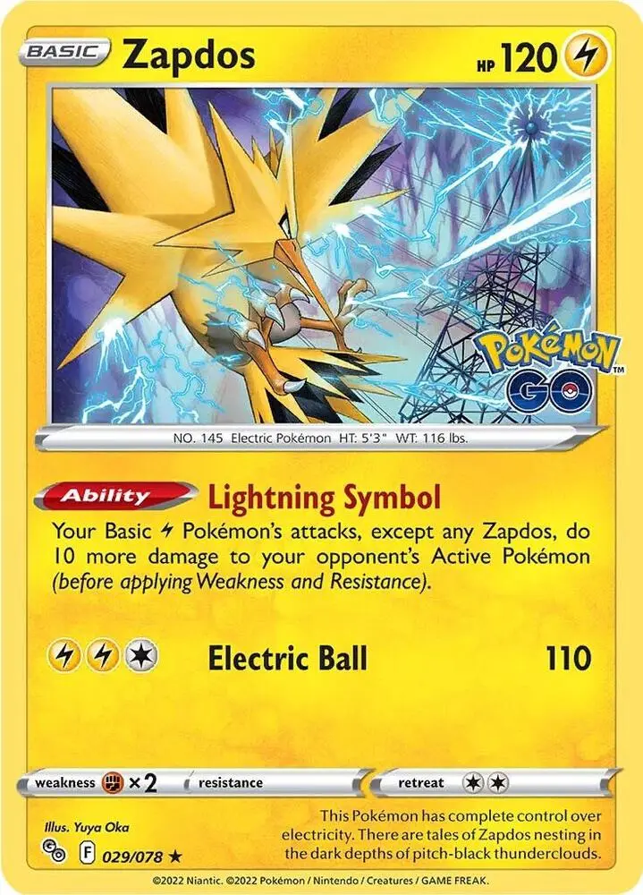 Zapdos, Pokémon GO 029/78