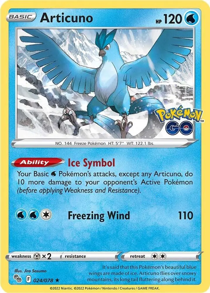 Articuno, Pokémon GO 024/78
