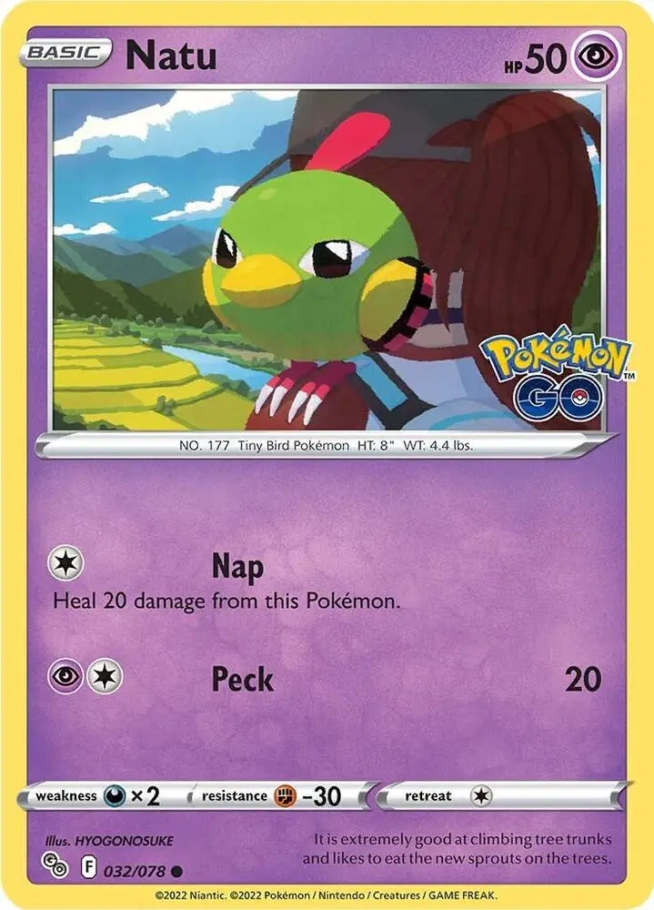 Natu, Pokémon GO 032/78