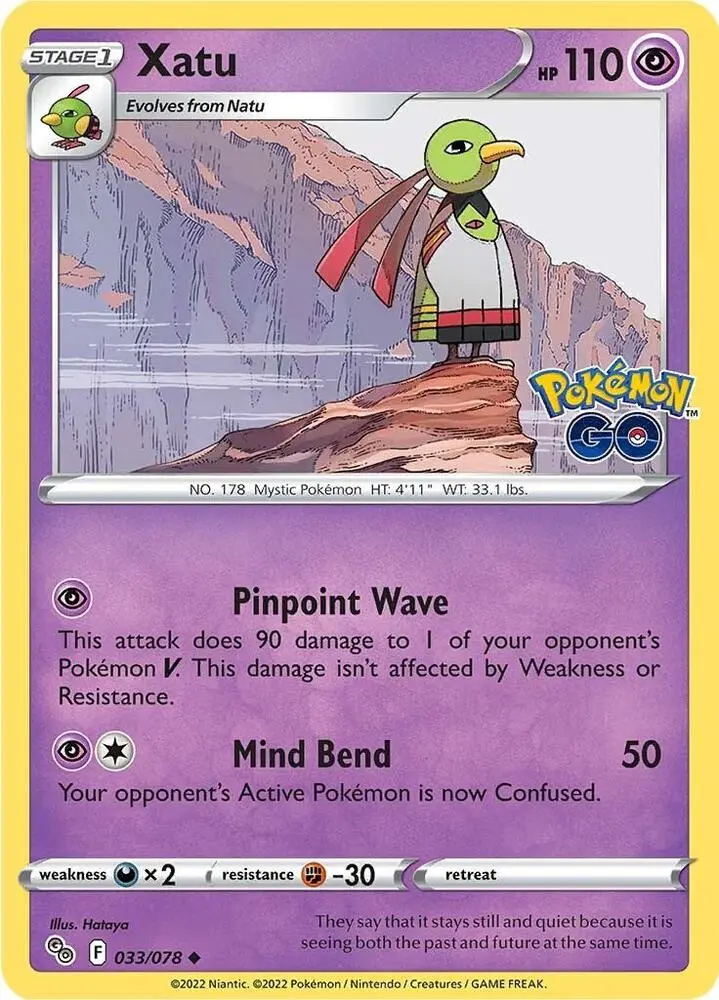 Xatu, Pokémon GO 033/78