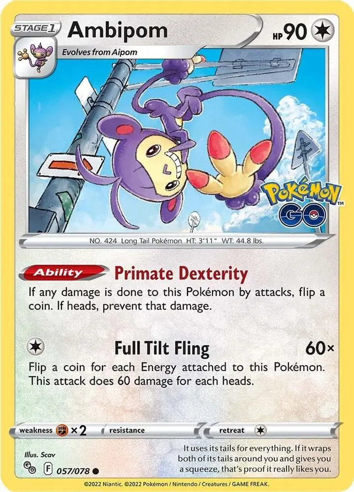Ambipom, Pokémon GO 057/78