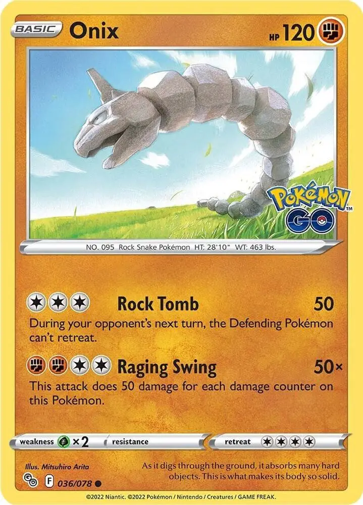Onix, Pokémon GO 036/78