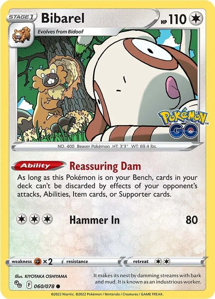 Bibarel, Pokémon GO 060/78