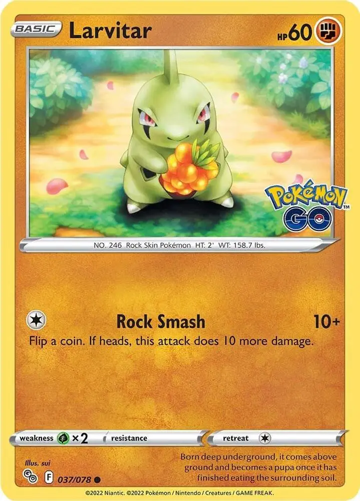Larvitar, Pokémon GO 037/78