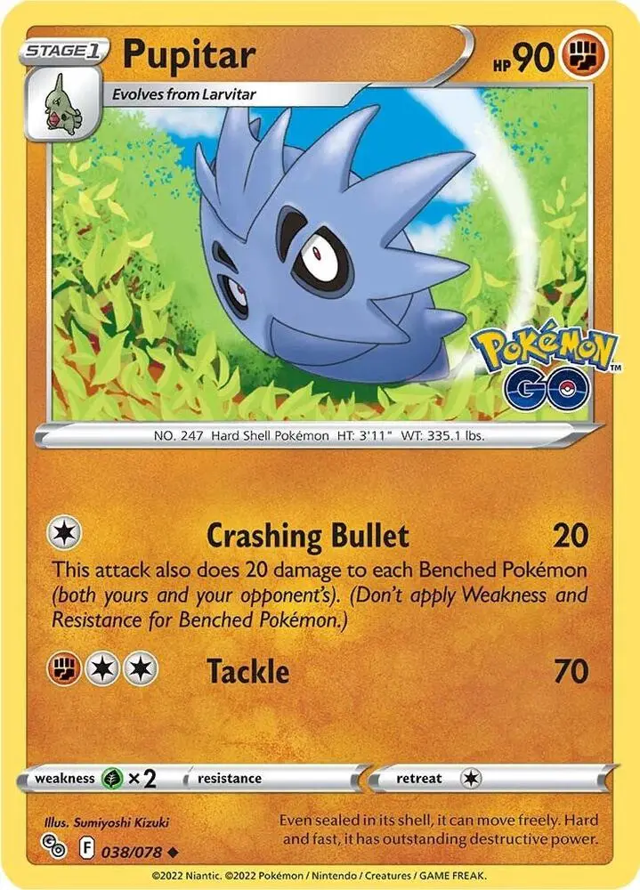 Pupitar, Pokémon GO 038/78