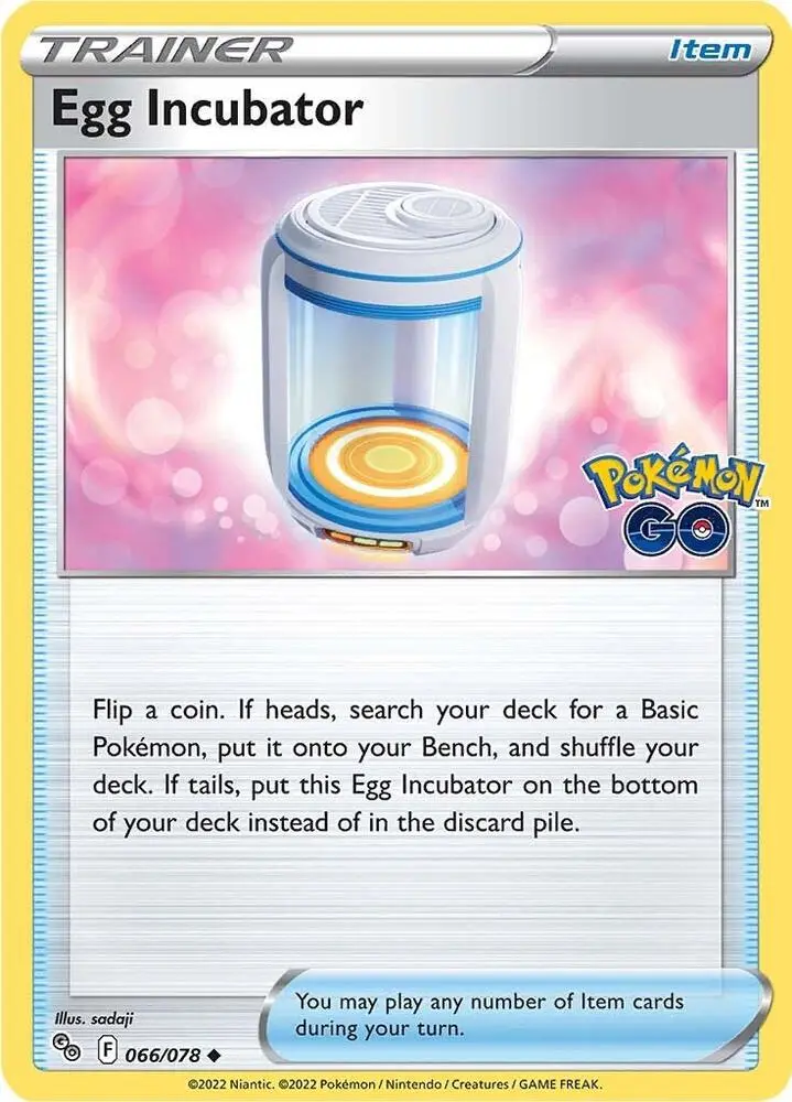 Egg Incubator, Pokémon GO 066/78